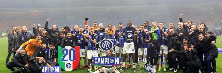 Inter campione d’Italia per la ventesima volta, ottenendo la seconda stella battendo il Milan nel derby.